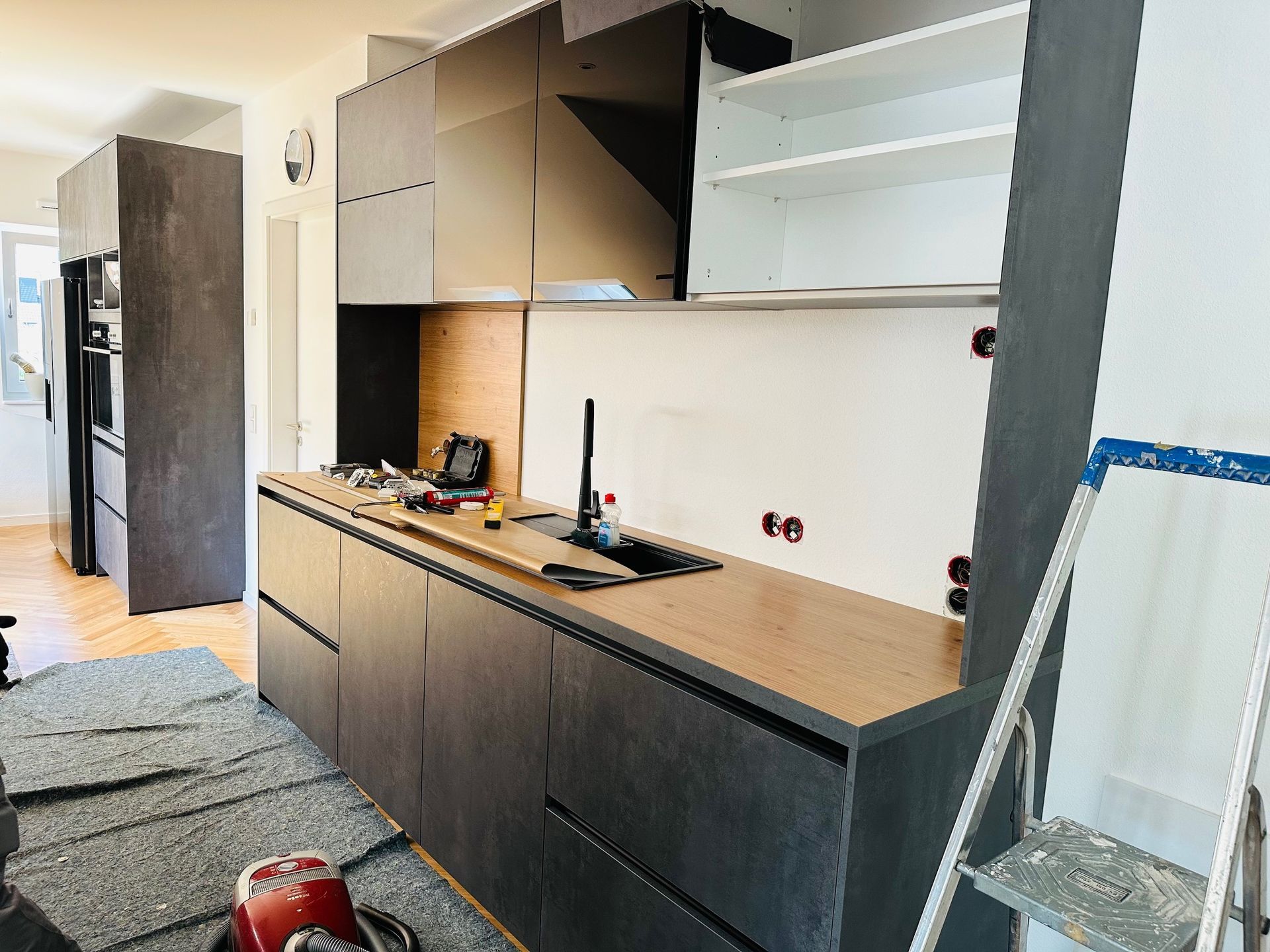Einliegerwohnung Dortmund Montagefortschritt