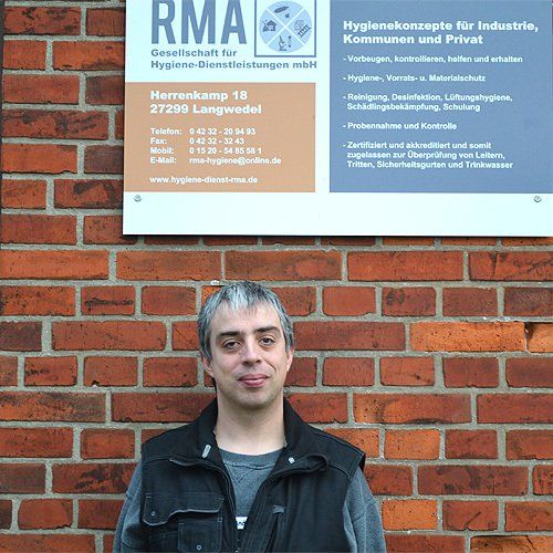 RMA GmbH Schädlingsbekämpfung Monitoring Reinigung Tatortreinigung Biogasanlagen Lüftungshygiene Klimageräte Legionellen