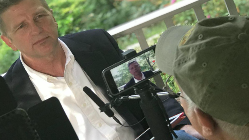 interviewee and interviewer