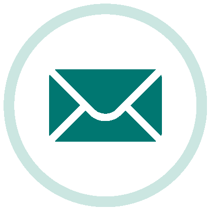 Brief-Icon als Symbol für E-Mail-Kontakt zu Qualitätsschöpfer