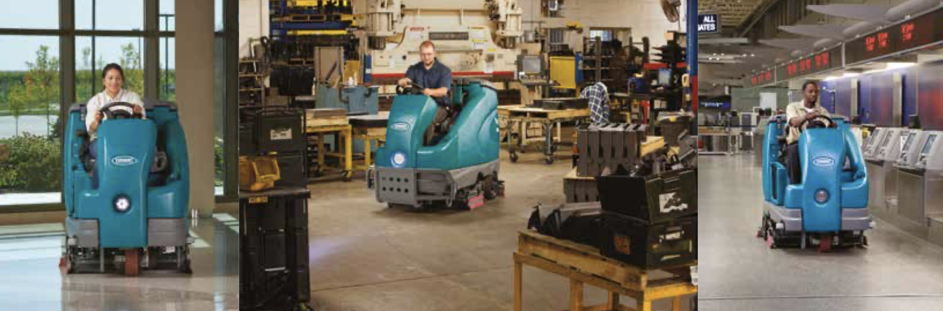 Anwendungsbeispiele Scheuersaugmaschine Tennant T16 Marzahn Vogelsdorf