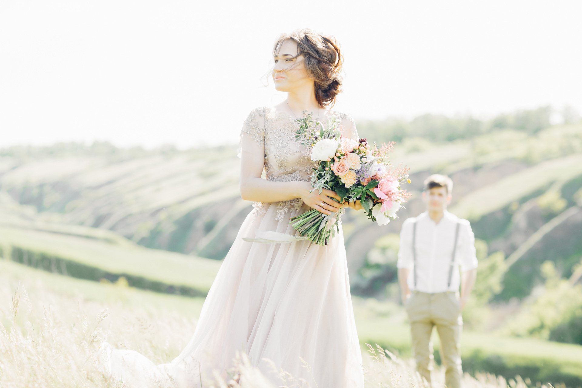 Brautstrauß Hochzeitsblumen Hochzeitsfloristik Blumen Hochzeit Heiraten Esslingen Göppingen Stuttgart Kirchheim Bouquet Trauung Kirche Tischdeko