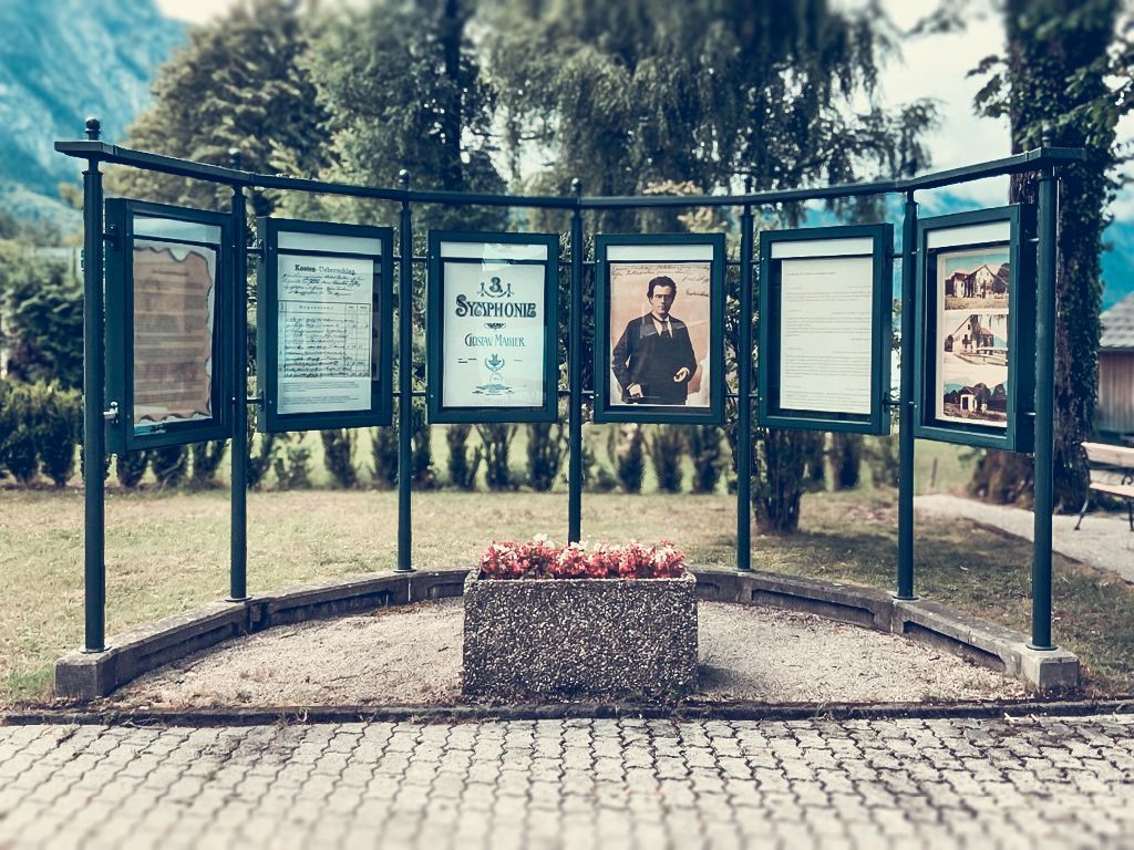 Gustav Mahler am Landungsplatz Gustav Mahler am Landungsplatz Schautafeln