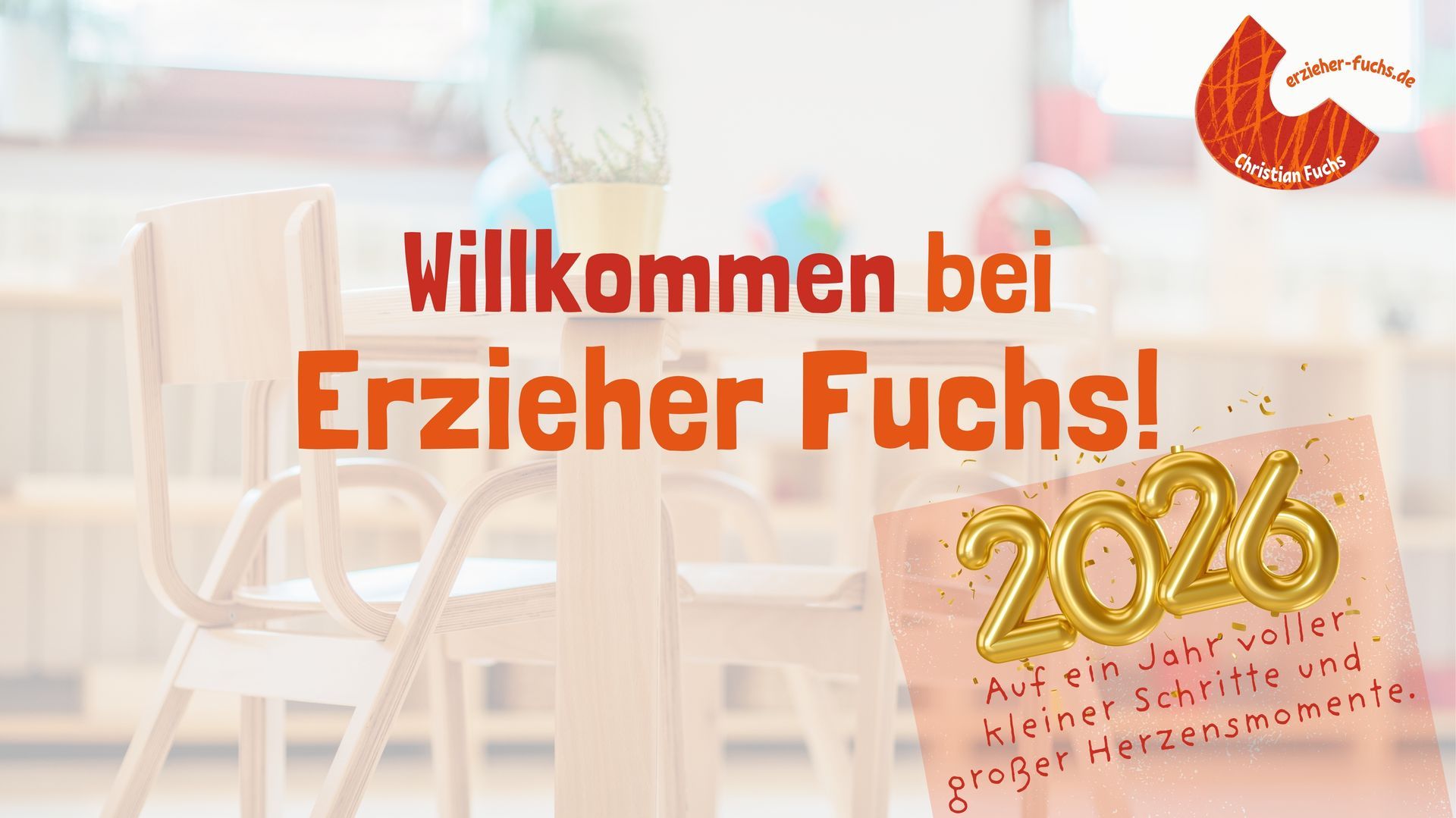 Erzieher Fuchs , Christian Fuchs , Naturpädagoge , Walderzieher , Kinderliedermacher , KiTa , Kindergarten , Kinderbetreuung Kindertagesstätte
