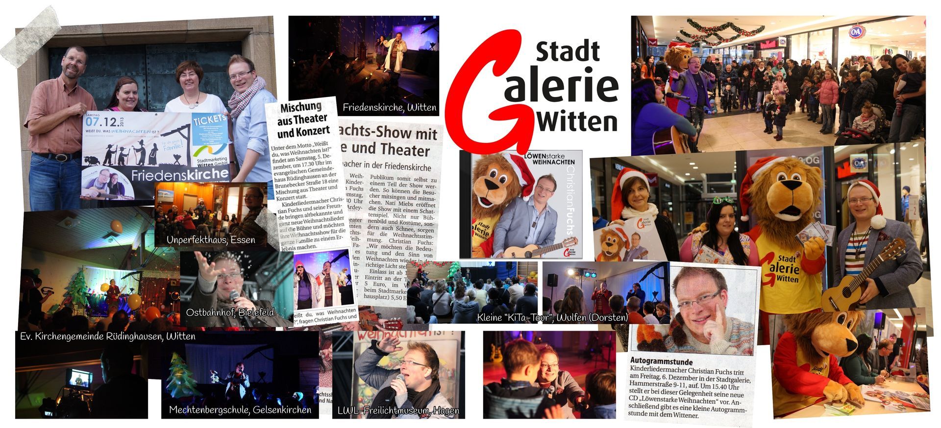 Weißt du, was Weihnachten ist?
Ein Familien- Theater und Konzert mit Erzieher Fuchs