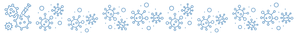 Grippeviren im Anflug em Ende eine Spritze