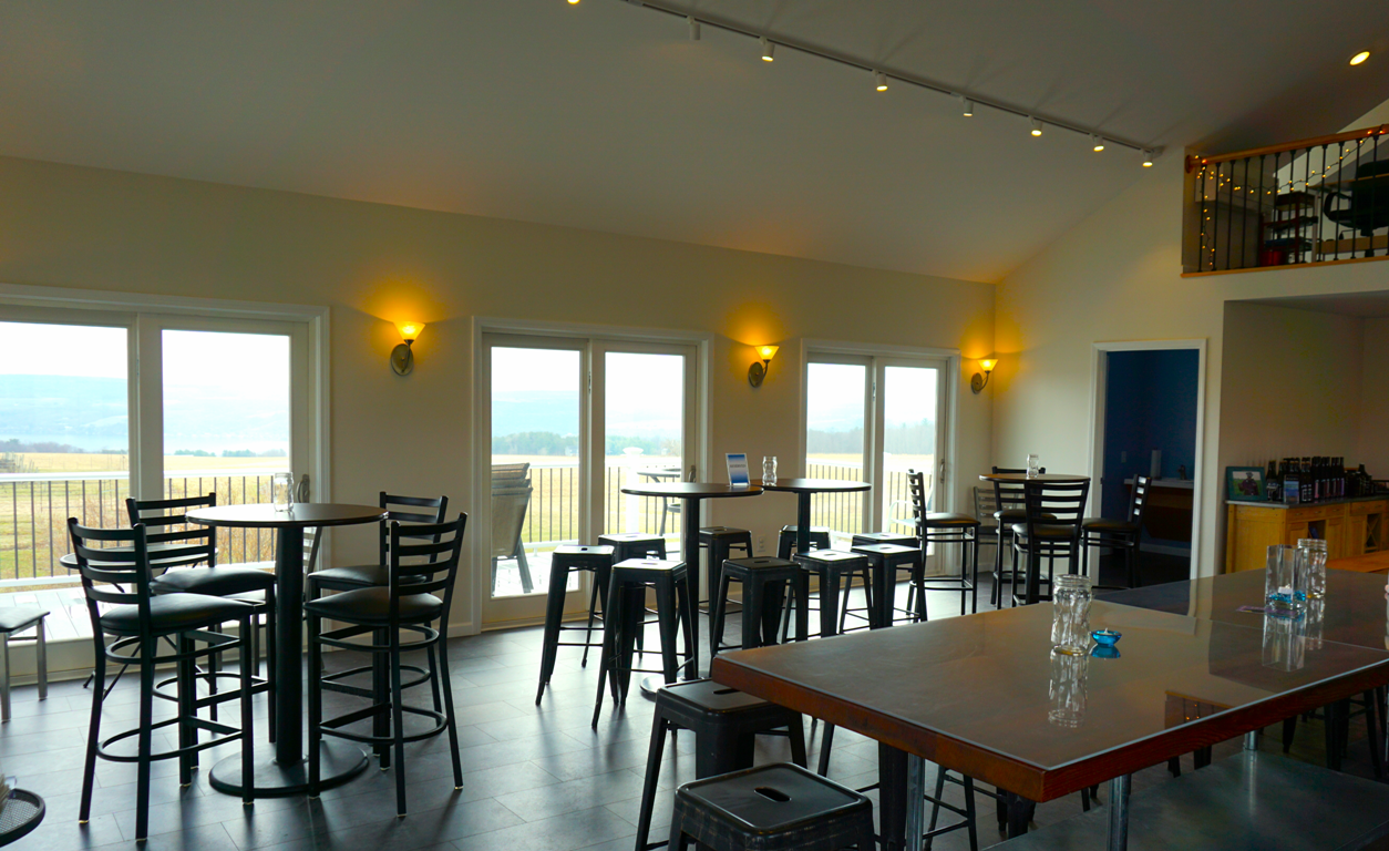 Azure Hill Winery's tasting room