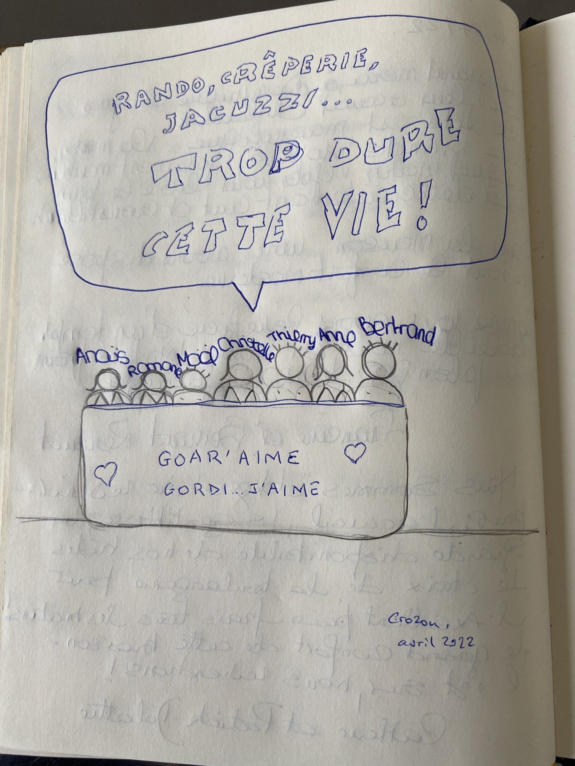 Extrait du livre d'or