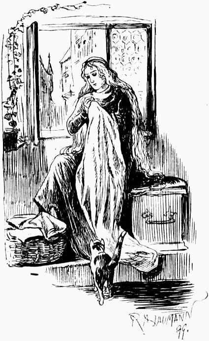 Agnes Bernauer in Augsburg, Illustration von Rudolf Alfred Jaumann für Arthur Achleitner, Bayern wie es war und ist