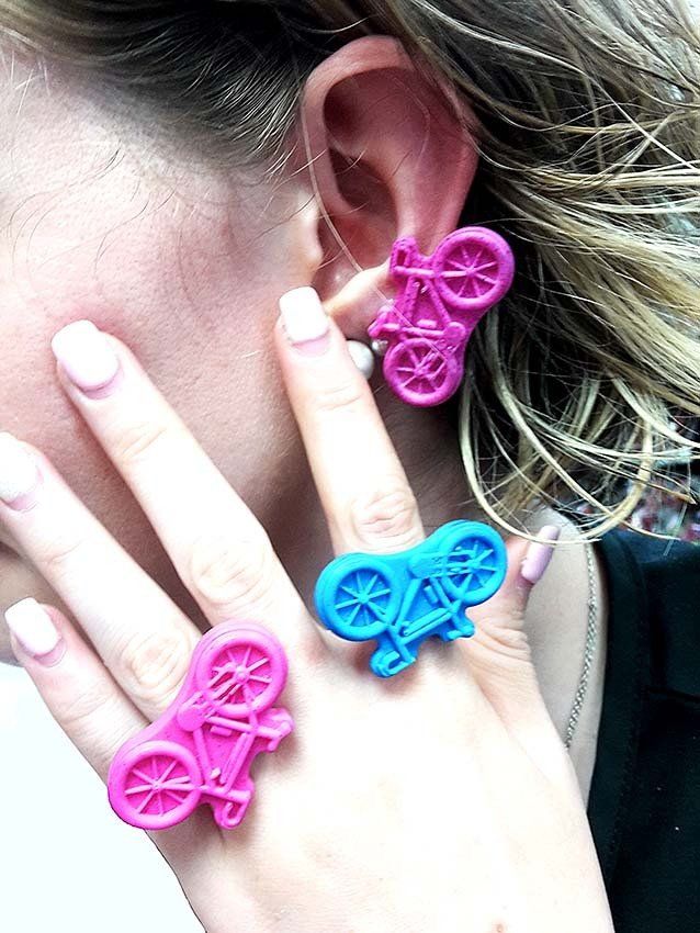 bague et pendants vélo