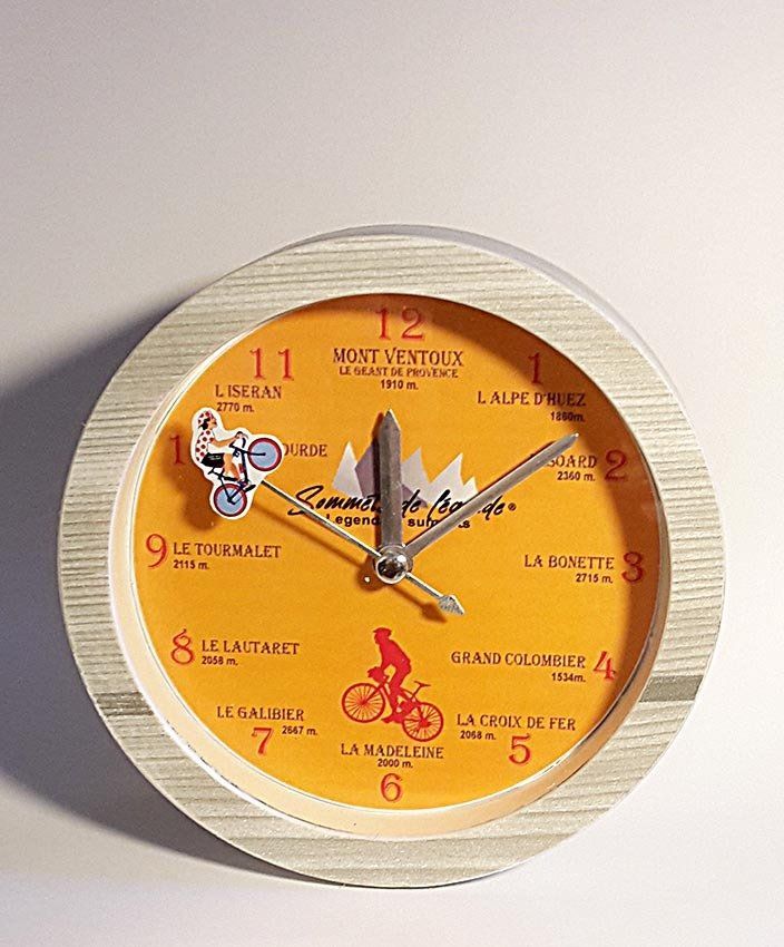 horloge reveil velo cycliste