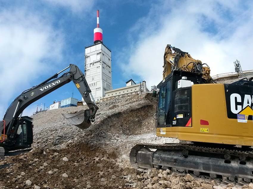 travaux amenagement sommet ventoux