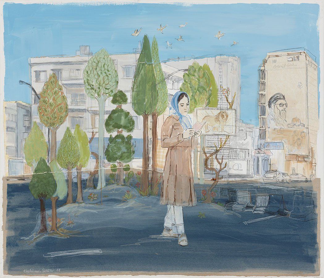 Mona Hakimi-Schüler, Stories I live by, Collagenbilder