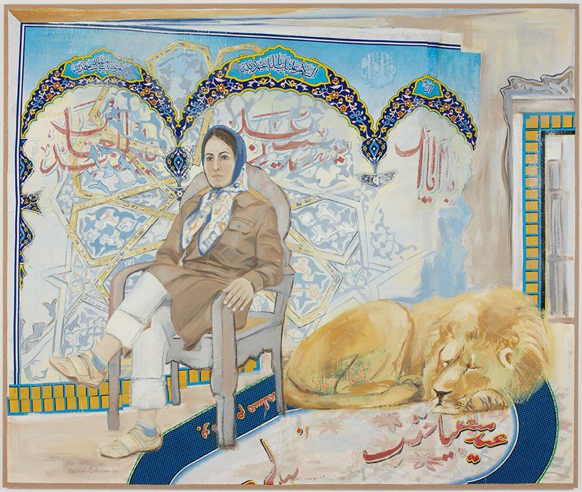 Mona Hakimi-Schueler, Stories I live by, Collage paintings