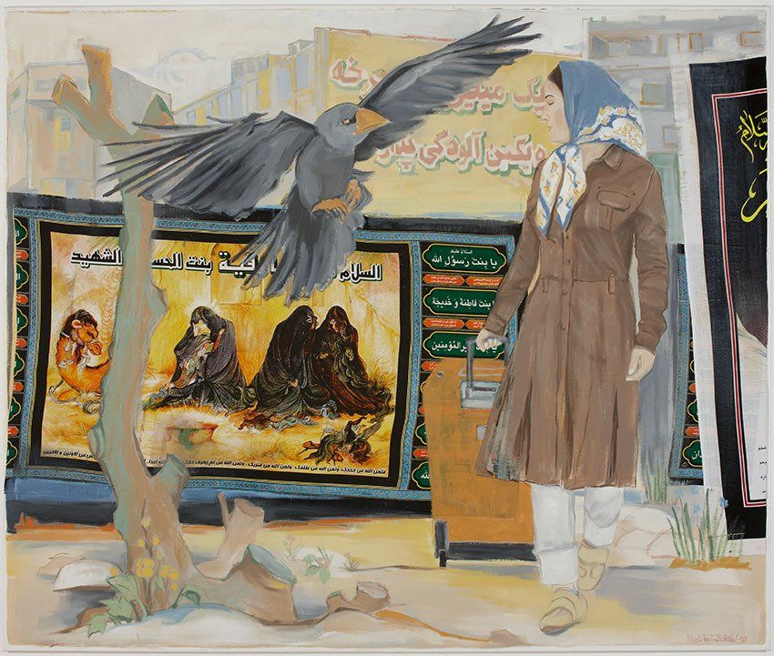 Mona Hakimi-Schüler, Stories I live by, Collagenbilder