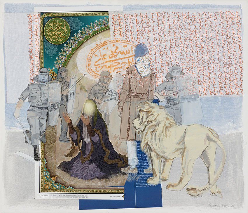 Mona Hakimi-Schueler, Stories I live by, Collage paintings