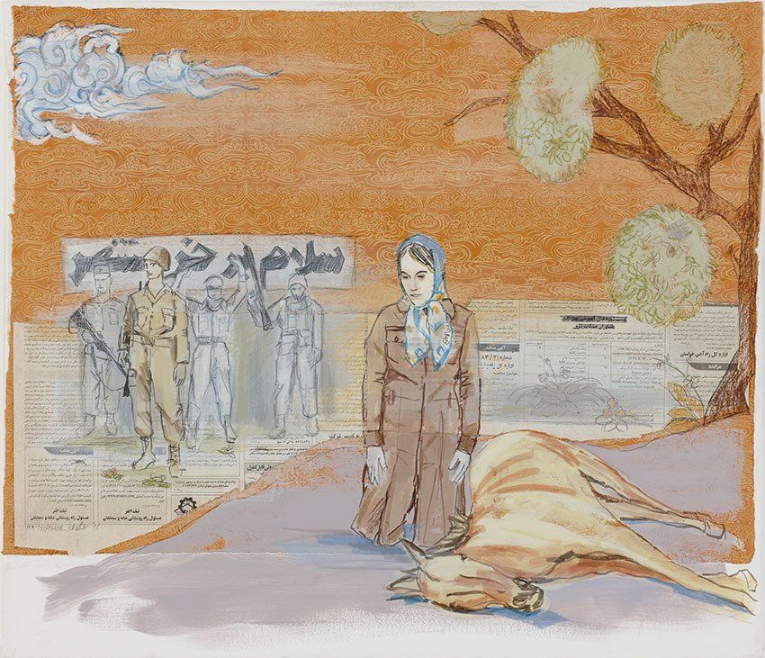 Mona Hakimi-Schüler, Stories I live by, Collagenbilder