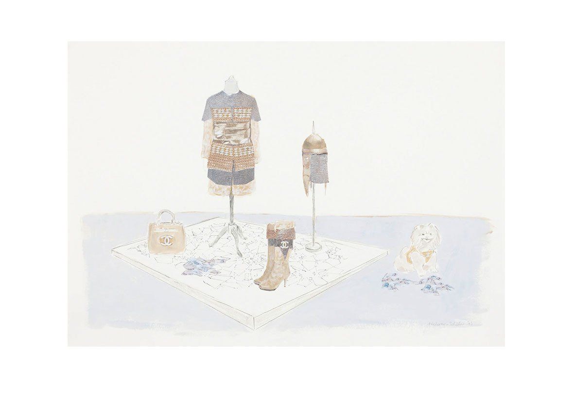 Mona Hakimi-Schueler, Multi-bodies, Installation 2, a short path between holy shrine and bazaar