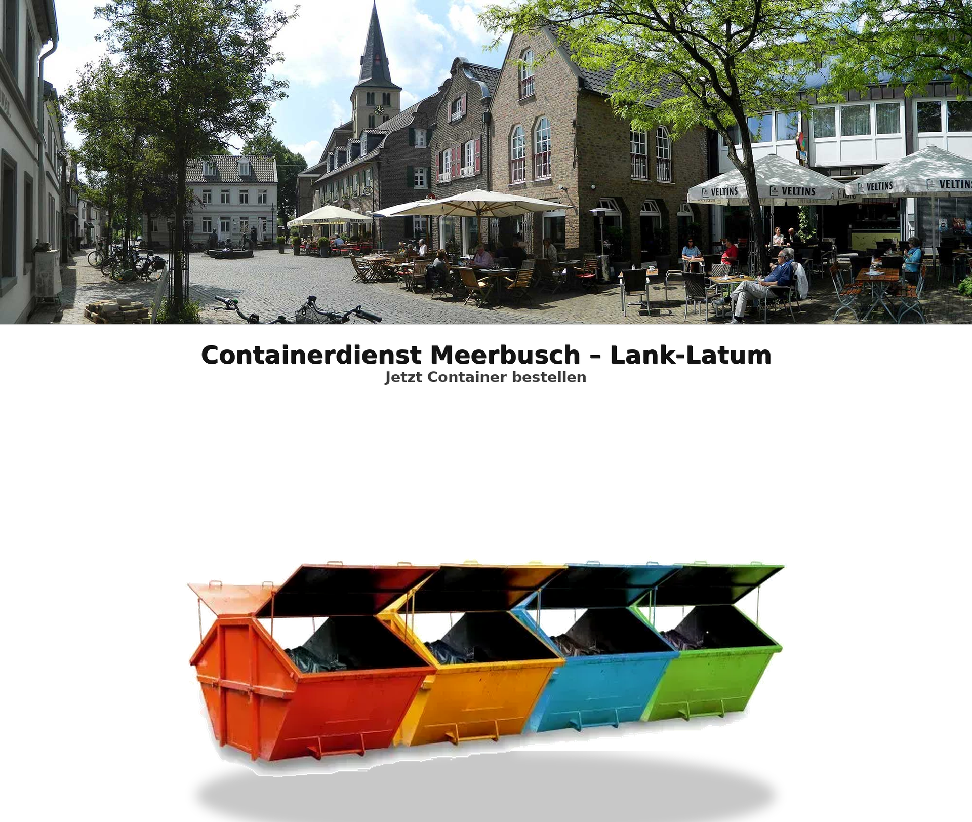 Container mieten Meerbusch Lank-Latum Containerdienst Meerbusch Lank-Latum