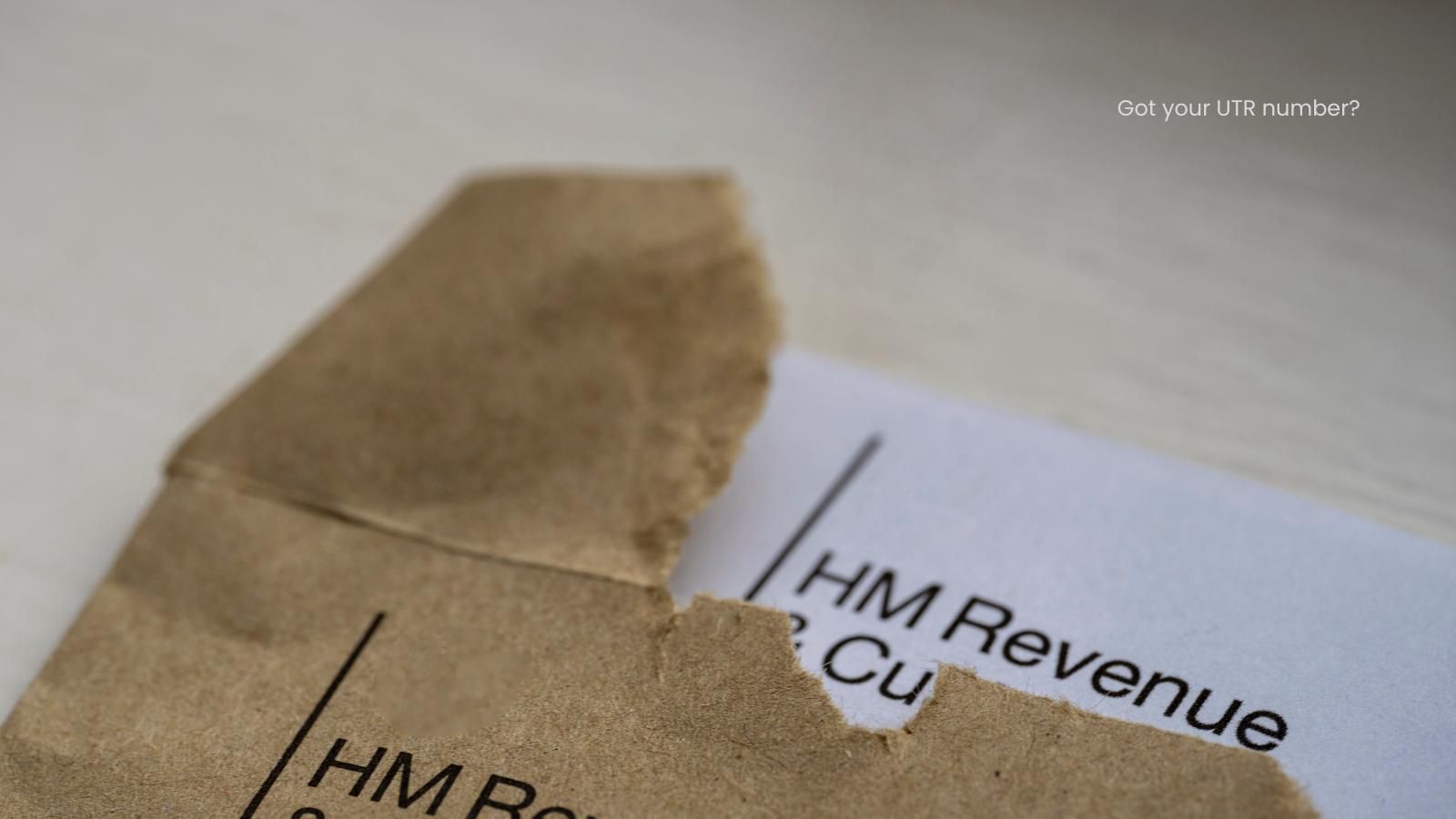 Brown tax envelope when receiving UTR number