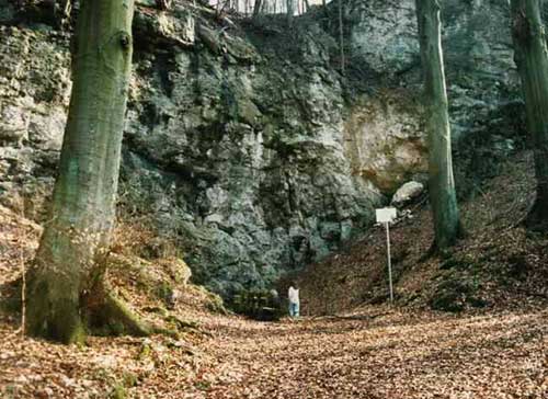 Der Eingang zum Hollestein
