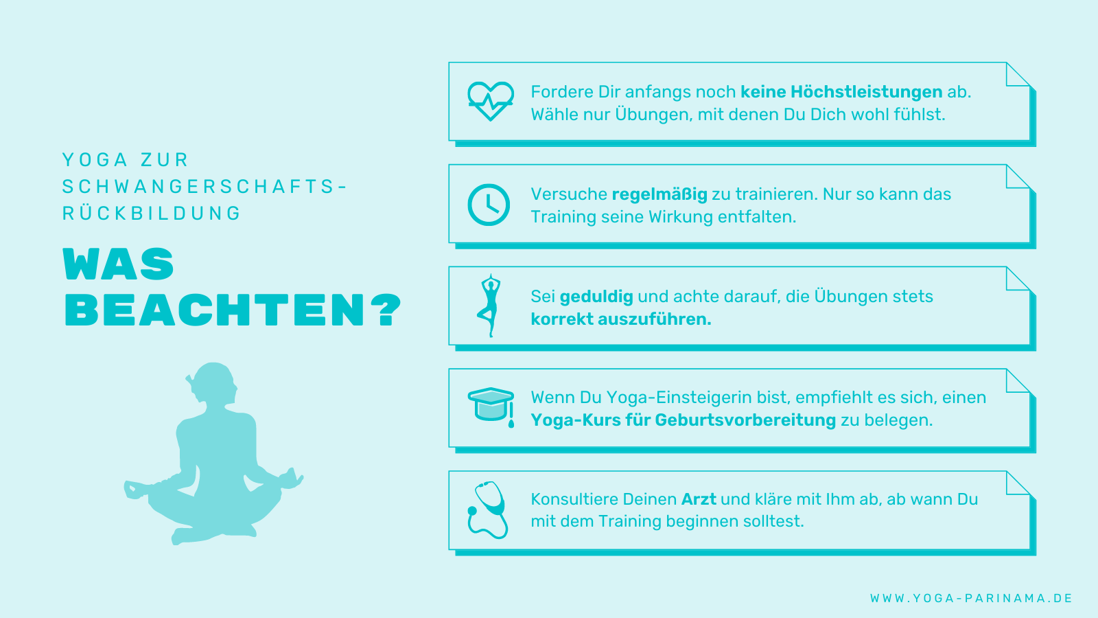 Yoga zur Geburtsvorbereitung - Was ist zu beachten?