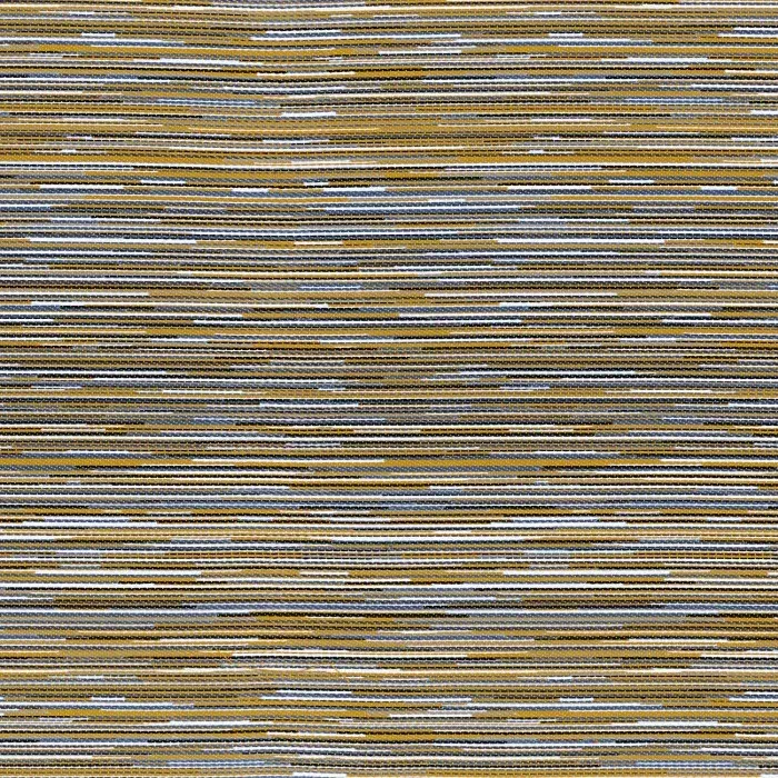 Tissu à fines rayures horizontales texturées dans des tons terre, ocre et beige, collection Amalfi.