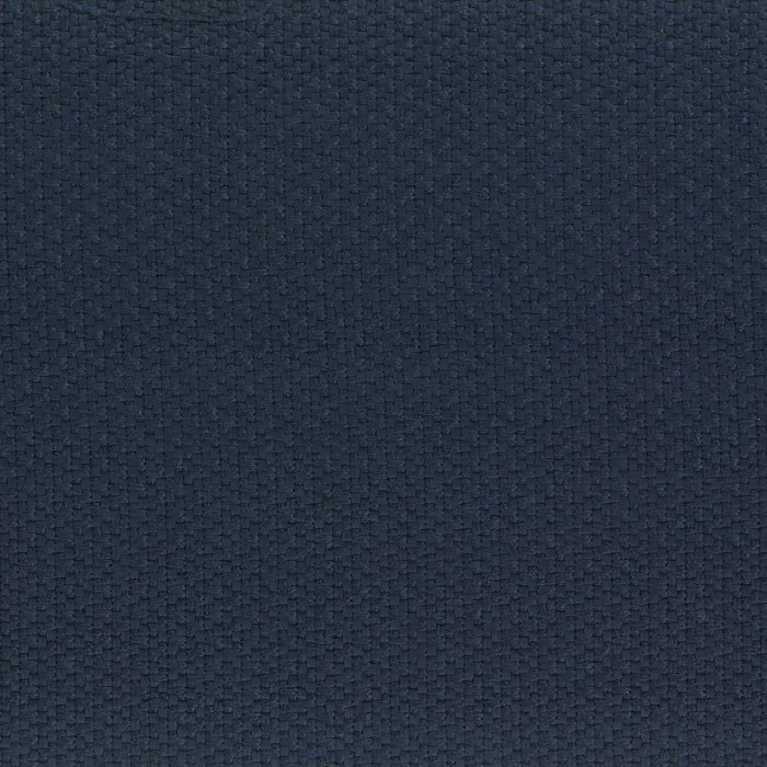 Tissu d'ameublement uni bleu marine à la trame serrée et robuste, collection Amalfi de Casamance.