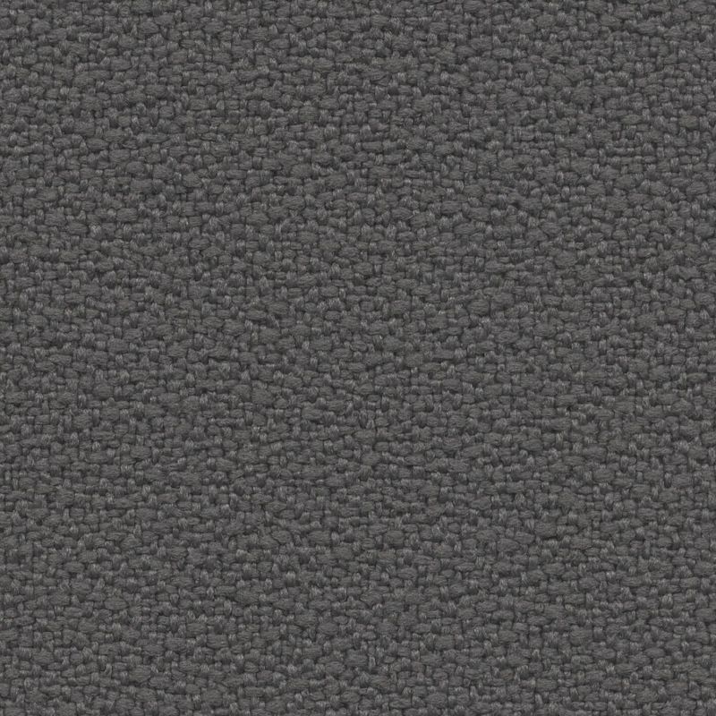 Échantillon de tissu King Flex M1 de couleur gris anthracite foncé avec une texture bouclée bicolore.