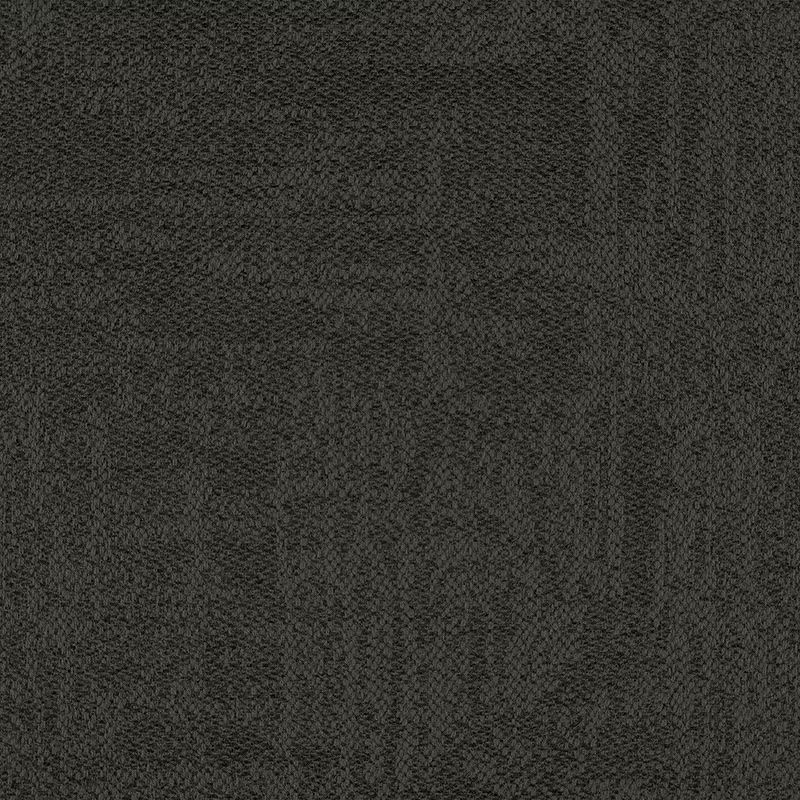 Tissu Agora Signature anthracite foncé Marengo avec motif architectural de lignes entrecroisées.