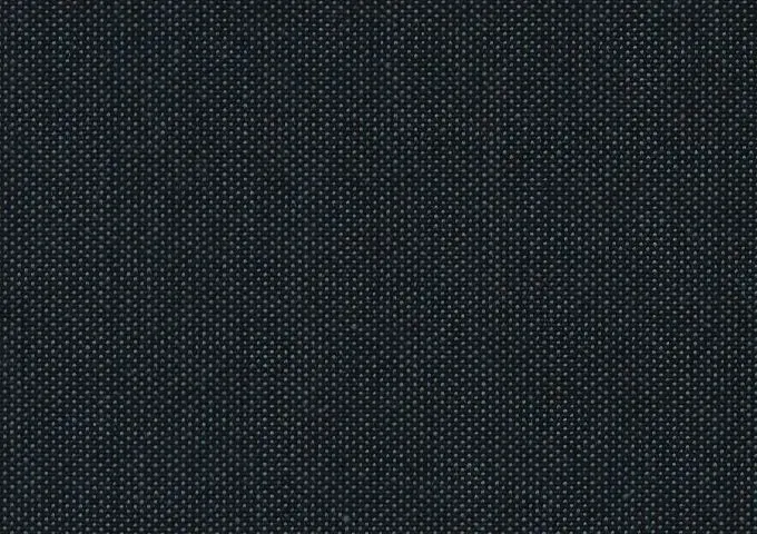 Tissu extérieur California anthracite avec un tissage piqué à points blancs fins.