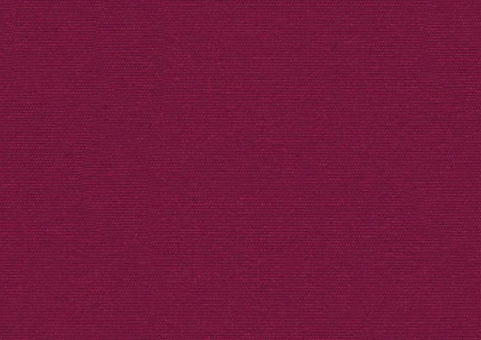 Échantillon de tissu California de couleur rouge framboise profond avec une texture tissée fine.