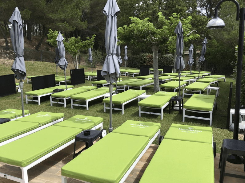 coussin bain de soleil sur mesure