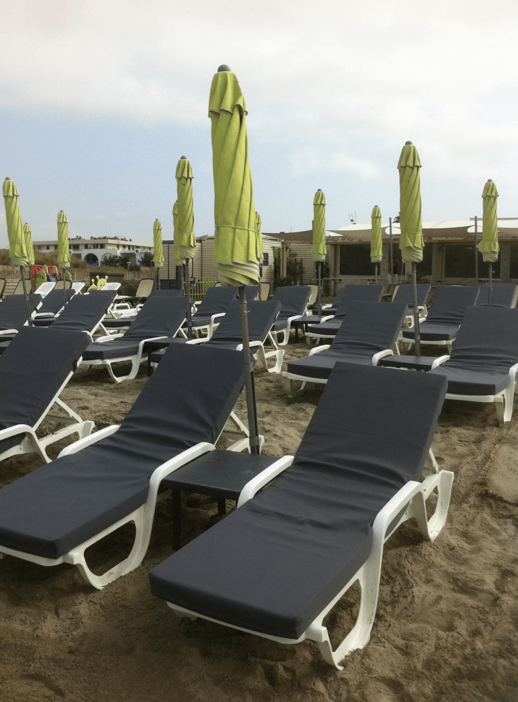 matelas plage privée