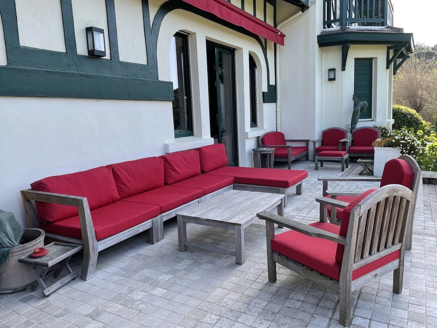 coussin salon de jardin