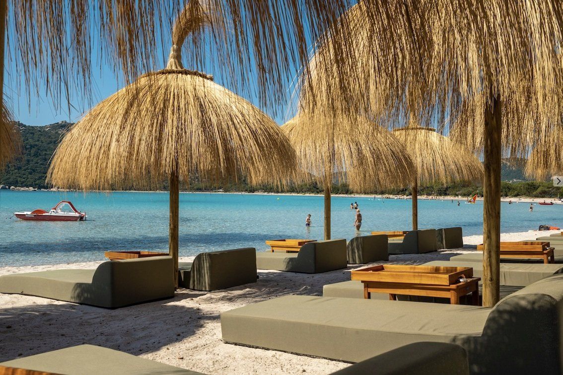 Matelas plage privée