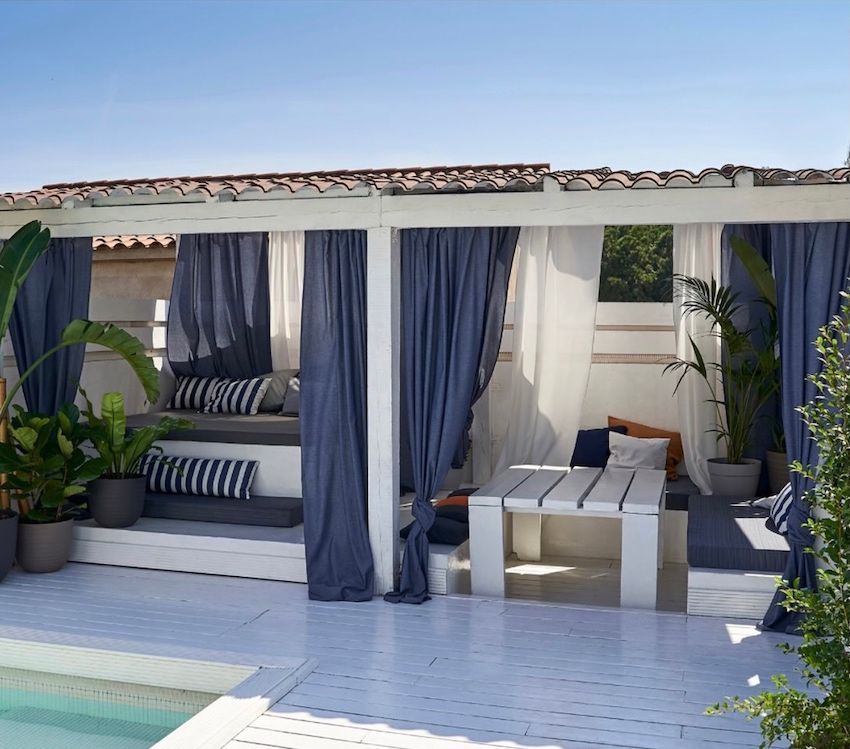 rideau extérieur sur mesure