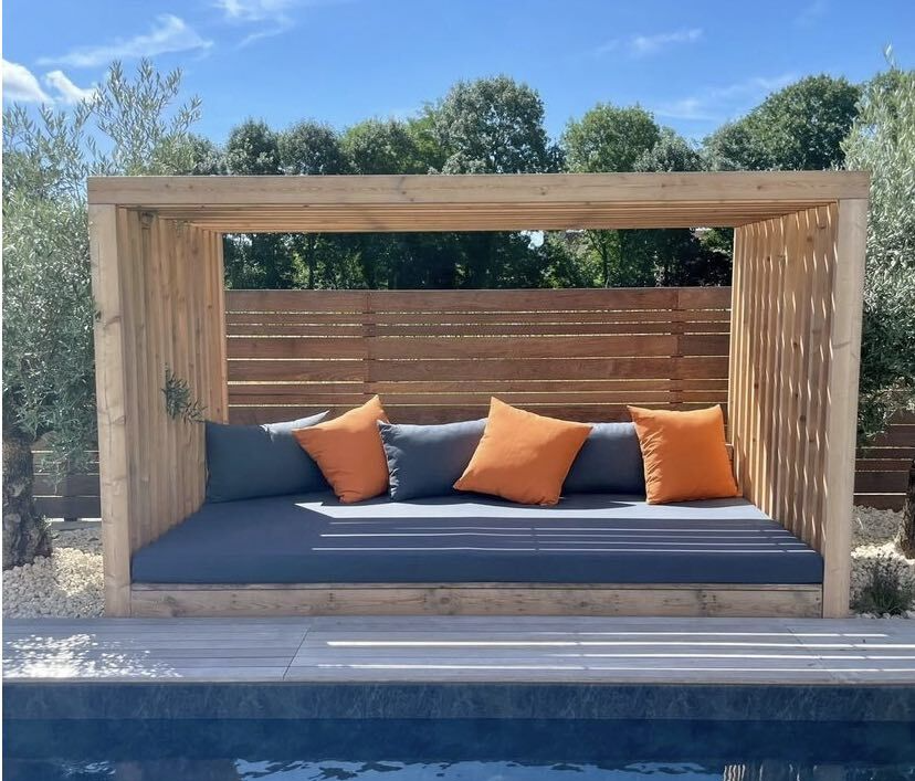 matelas extérieur piscine