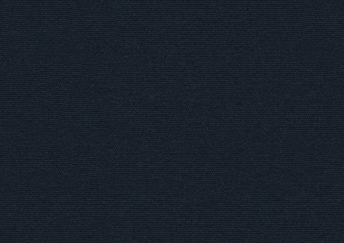 Échantillon de tissu California de couleur noir bleu profond avec une texture tissée dense et uniforme.