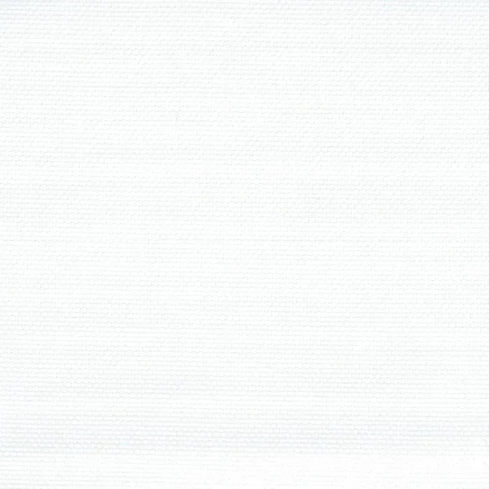 Échantillon de tissu Misia Douceur de Vivre blanc albâtre, tissage texturé fin et lumineux.