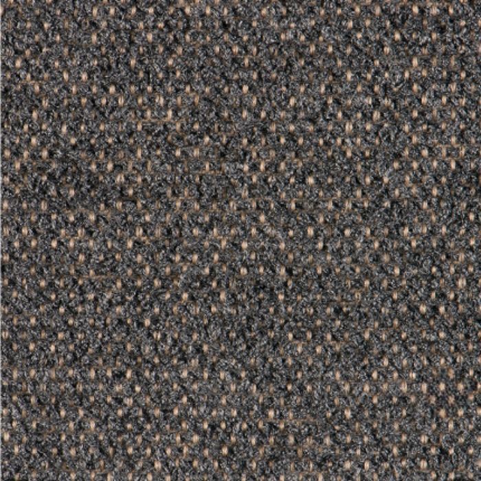 Tissu Agora Signature de couleur gris anthracite et noir chiné avec une texture bouclée dense.