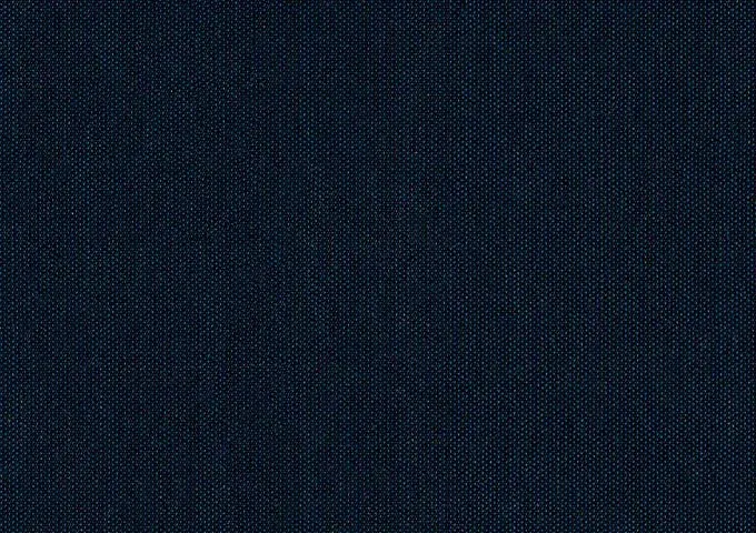 Échantillon de tissu California couleur bleu marine très foncé avec une texture tissée striée.