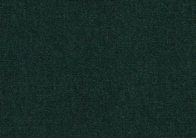 Tissu Sunbrella Heritage vert sapin foncé avec une texture tissée serrée et un fini mat élégant.