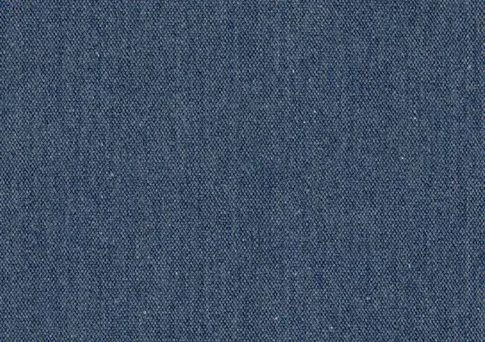 Tissu Sunbrella Heritage bleu ciel chiné avec un aspect textile authentique rappelant le lin.