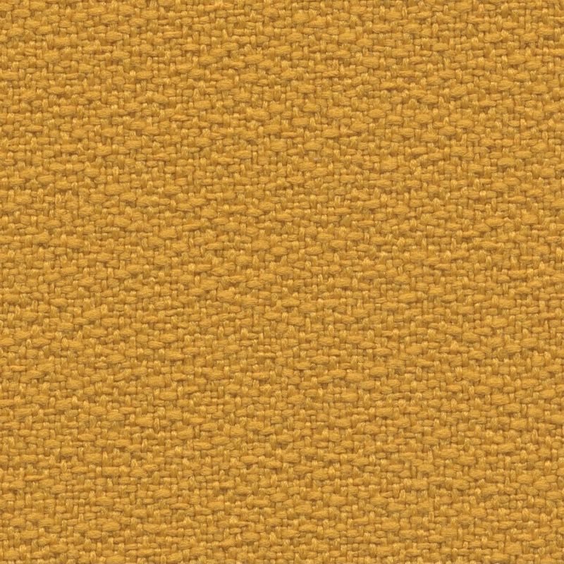 Échantillon de tissu King Flex M1 de couleur jaune moutarde doré avec une texture bouclée.