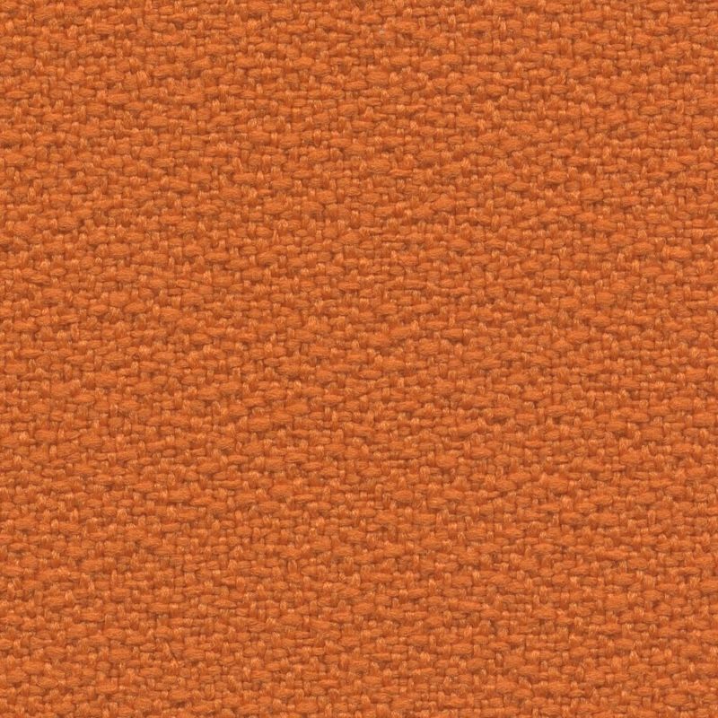 Échantillon de tissu King Flex M1 de couleur orange cuivré intense avec une texture bouclée.