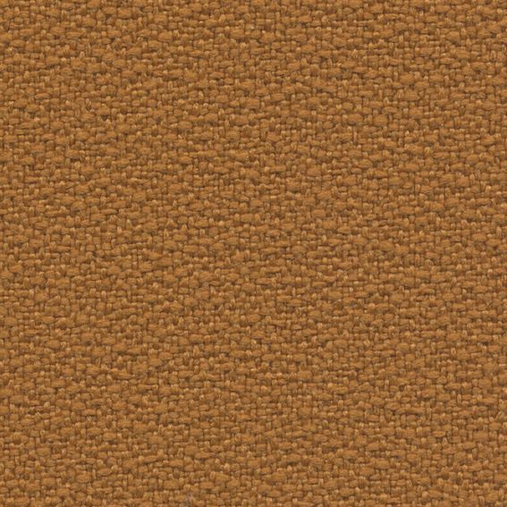 Échantillon de tissu King Flex M1 de couleur rouille ou ocre foncé avec une texture bouclée.