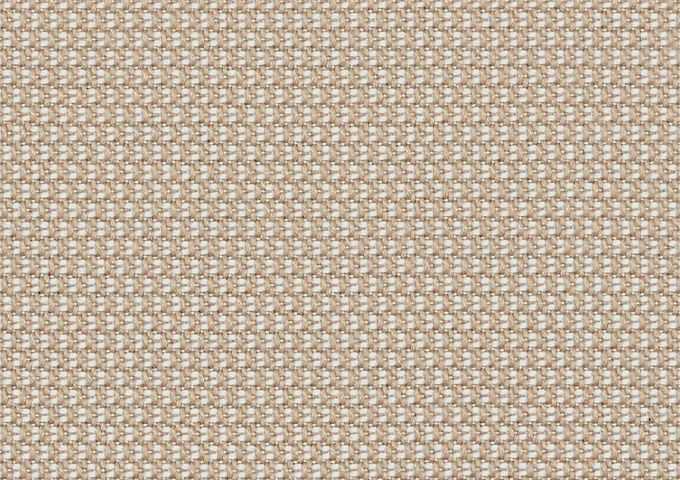Gros plan de tissu Sunbrella Lopi couleur antique (beige doré) avec un tissage en relief régulier.