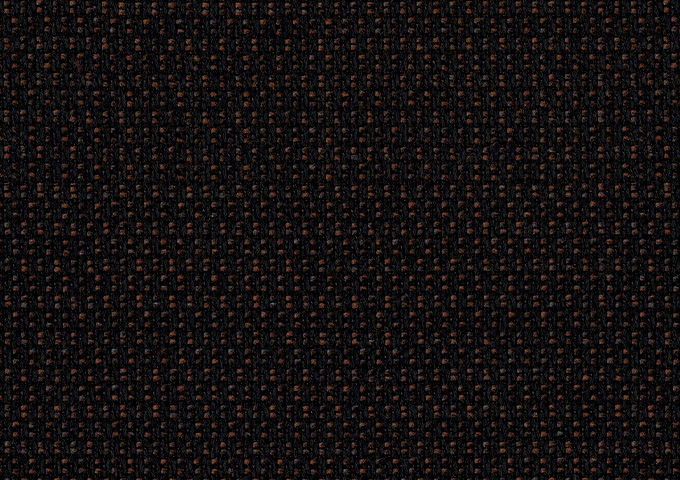Tissu Sunbrella Lopi noir profond avec de légers reflets brun café et une texture grainée.