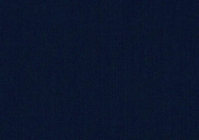 Échantillon de tissu California de couleur bleu nuit profond avec une texture tissée striée.